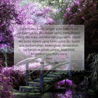 2 Korintus 12:20 IDN Gambar Ayat Alkitab