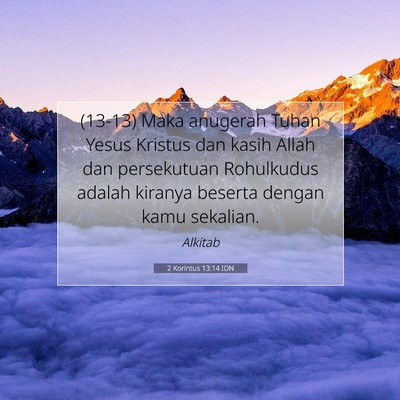 2 Korintus 13:14 IDN Gambar Ayat Alkitab