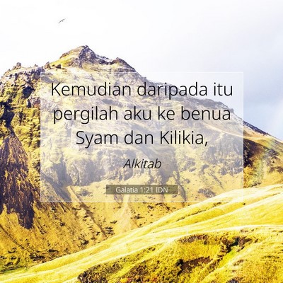 Galatia 1:21 Ayat Alkitab Dijelaskan