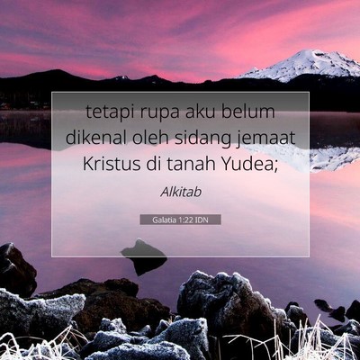 Galatia 1:22 Ayat Alkitab Dijelaskan
