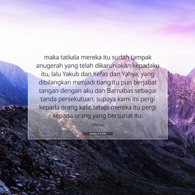 Galatia 2:9 IDN Gambar Ayat Alkitab