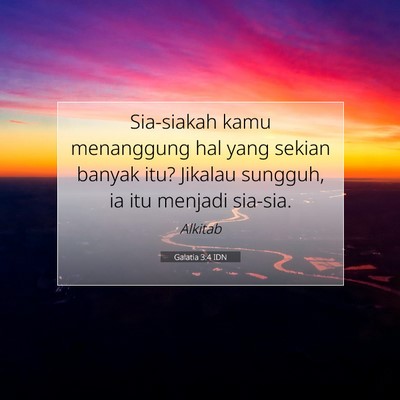 Galatia 3:4 IDN Gambar Ayat Alkitab