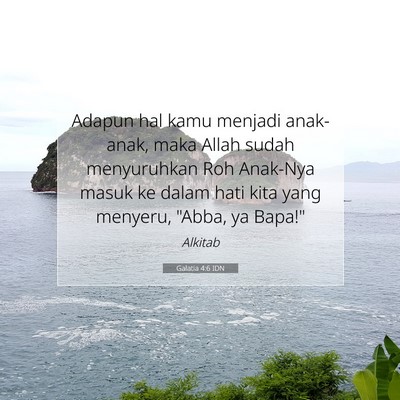 Galatia 4:6 IDN Gambar Ayat Alkitab
