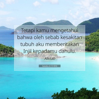 Galatia 4:13 IDN Gambar Ayat Alkitab