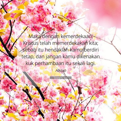 Galatia 5:1 IDN Gambar Ayat Alkitab