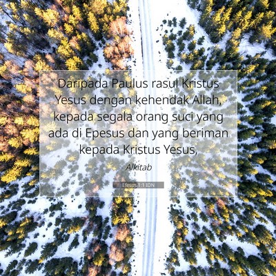 Efesus 1:1 Ayat Alkitab Dijelaskan