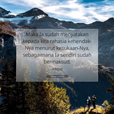Efesus 1:9 Ayat Alkitab Dijelaskan