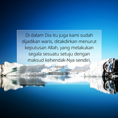 Efesus 1:11 Ayat Alkitab Dijelaskan