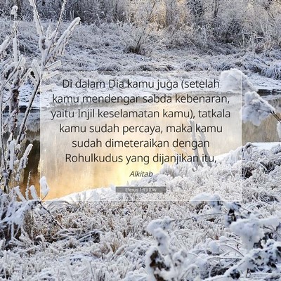 Efesus 1:13 Ayat Alkitab Dijelaskan