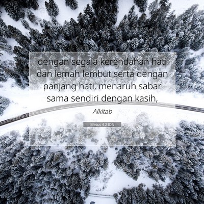 Efesus 4:2 IDN Gambar Ayat Alkitab