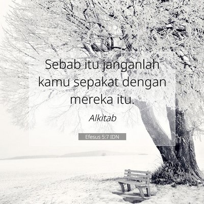Efesus 5:7 IDN Gambar Ayat Alkitab