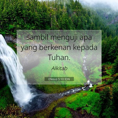Efesus 5:10 IDN Gambar Ayat Alkitab