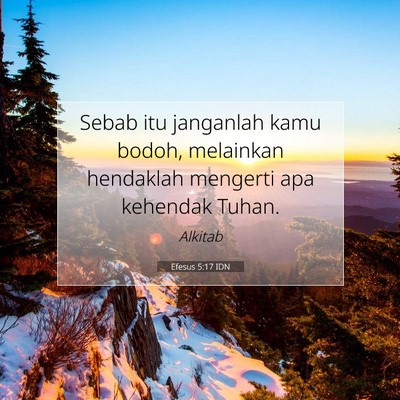 Efesus 5:17 IDN Gambar Ayat Alkitab