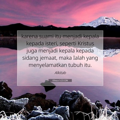 Efesus 5:23 IDN Gambar Ayat Alkitab