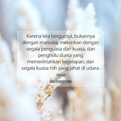 Efesus 6:12 IDN Gambar Ayat Alkitab