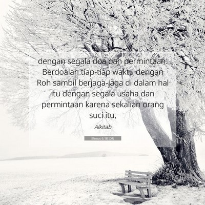 Efesus 6:18 IDN Gambar Ayat Alkitab