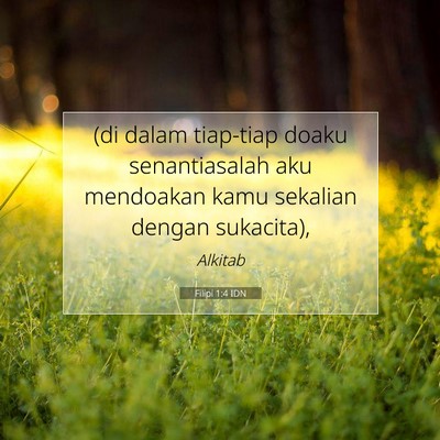 Filipi 1:4 Ayat Alkitab Dijelaskan