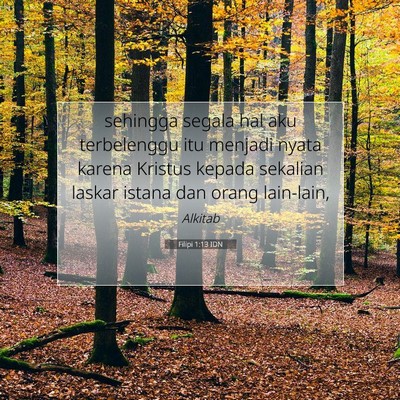 Filipi 1:13 Ayat Alkitab Dijelaskan