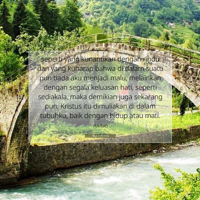 Filipi 1:20 Ayat Alkitab Dijelaskan