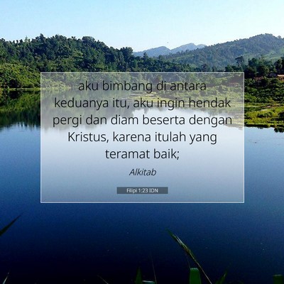 Filipi 1:23 Ayat Alkitab Dijelaskan