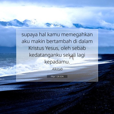 Filipi 1:26 Ayat Alkitab Dijelaskan