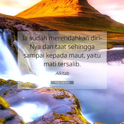 Filipi 2:8 Ayat Alkitab Dijelaskan