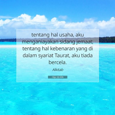 Filipi 3:6 IDN Gambar Ayat Alkitab