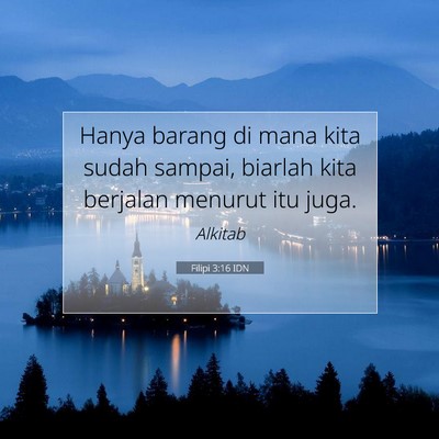 Filipi 3:16 IDN Gambar Ayat Alkitab