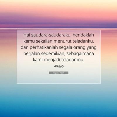 Filipi 3:17 IDN Gambar Ayat Alkitab