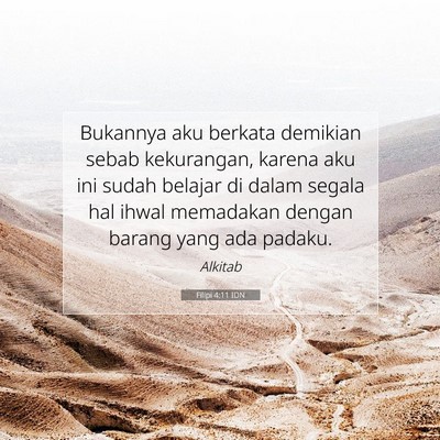 Filipi 4:11 IDN Gambar Ayat Alkitab