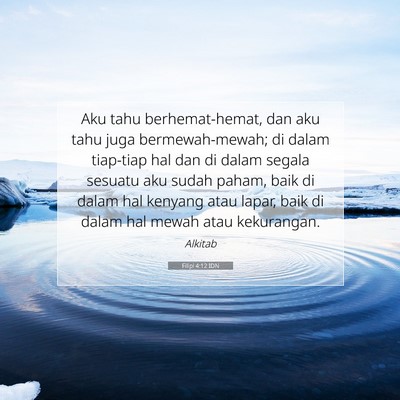 Filipi 4:12 IDN Gambar Ayat Alkitab