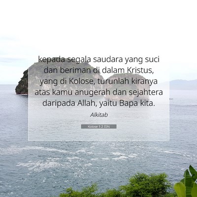 Kolose 1:2 IDN Gambar Ayat Alkitab
