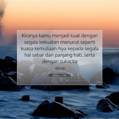 Kolose 1:11 IDN Gambar Ayat Alkitab