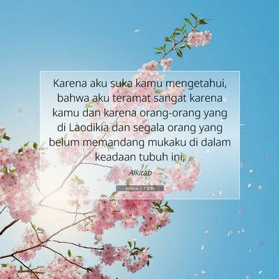 Kolose 2:1 IDN Gambar Ayat Alkitab