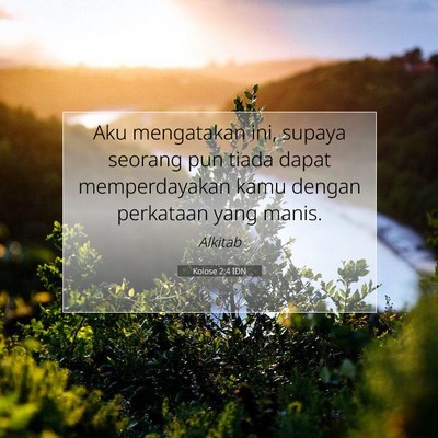 Kolose 2:4 IDN Gambar Ayat Alkitab