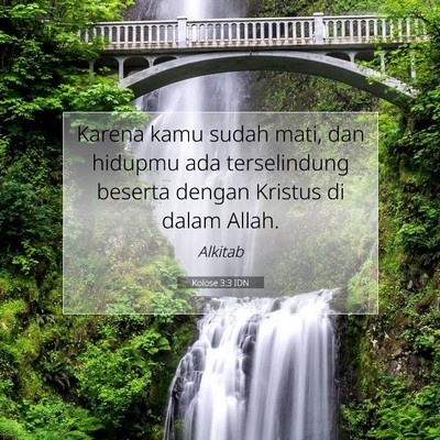Kolose 3:3 IDN Gambar Ayat Alkitab