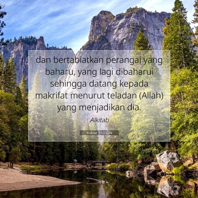 Kolose 3:10 IDN Gambar Ayat Alkitab