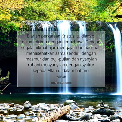 Kolose 3:16 IDN Gambar Ayat Alkitab