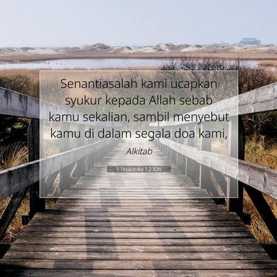 1 Tesalonika 1:2 Ayat Alkitab Dijelaskan