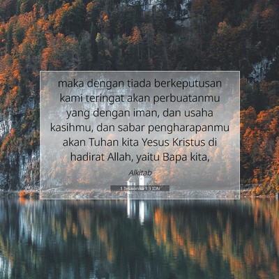 1 Tesalonika 1:3 Ayat Alkitab Dijelaskan