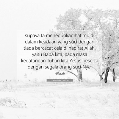 1 Tesalonika 3:13 IDN Gambar Ayat Alkitab