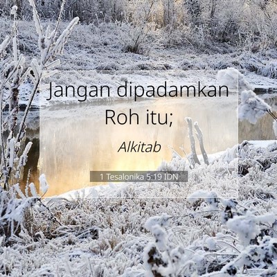 1 Tesalonika 5:19 IDN Gambar Ayat Alkitab