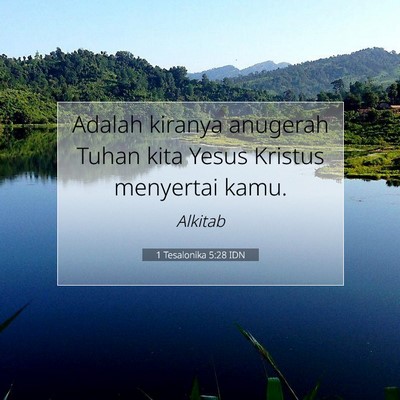 1 Tesalonika 5:28 Ayat Alkitab Dijelaskan