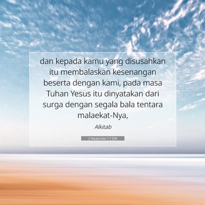 2 Tesalonika 1:7 IDN Gambar Ayat Alkitab