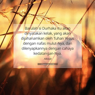 2 Tesalonika 2:8 IDN Gambar Ayat Alkitab