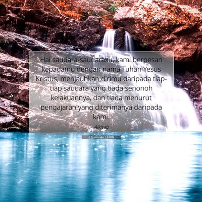 2 Tesalonika 3:6 IDN Gambar Ayat Alkitab