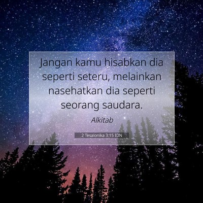 2 Tesalonika 3:15 IDN Gambar Ayat Alkitab