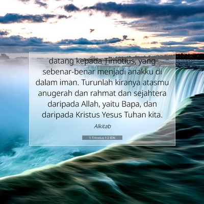 1 Timotius 1:2 Ayat Alkitab Dijelaskan