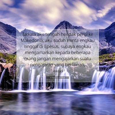 1 Timotius 1:3 Ayat Alkitab Dijelaskan