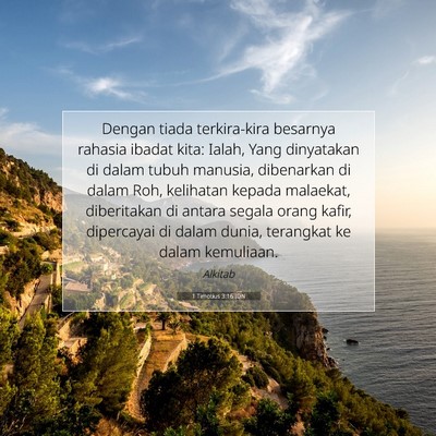 1 Timotius 3:16 IDN Gambar Ayat Alkitab
